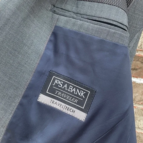 🔥 Take 50% OFF- Jos. A. Bank Men's Gray Suit Blazer